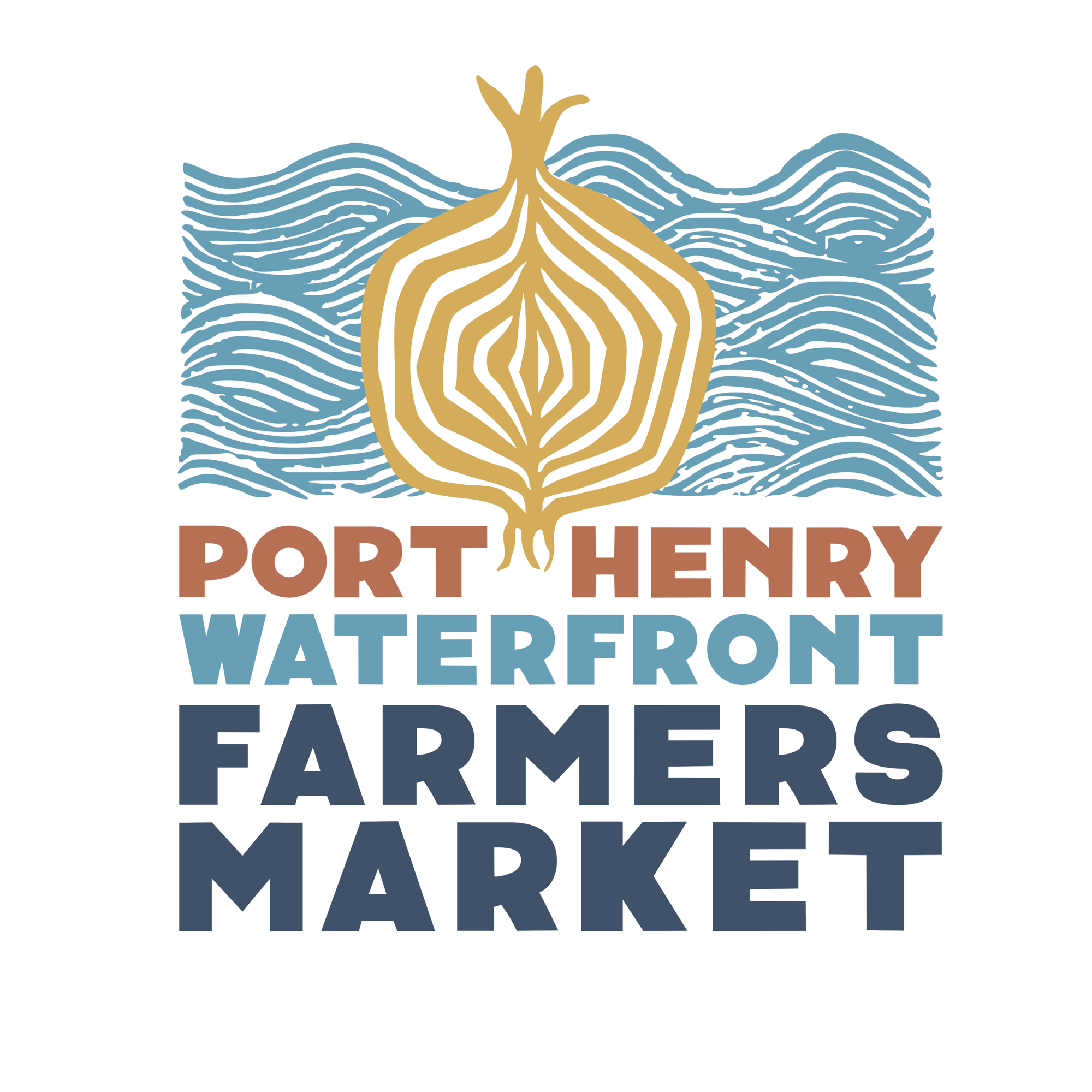 Port Henry Waterfront Farmer's Market Logo